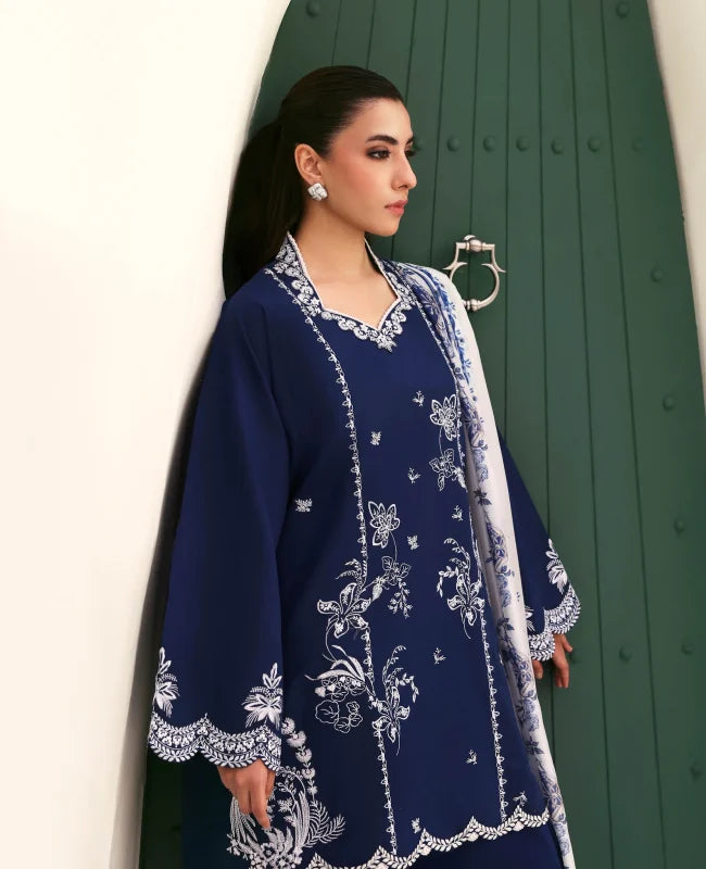Republic - Unstitched Embroidered Dhanak – 3 PC