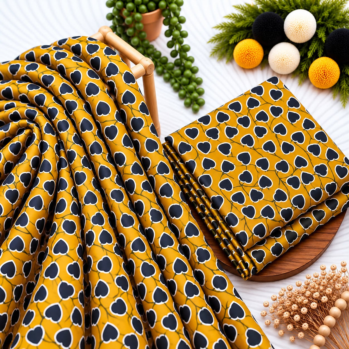 Unstitched Digital Printed Linen - 2PC