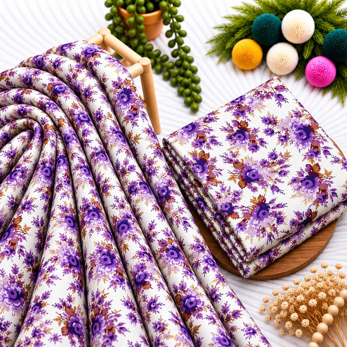 Unstitched Digital Printed Linen - 2PC