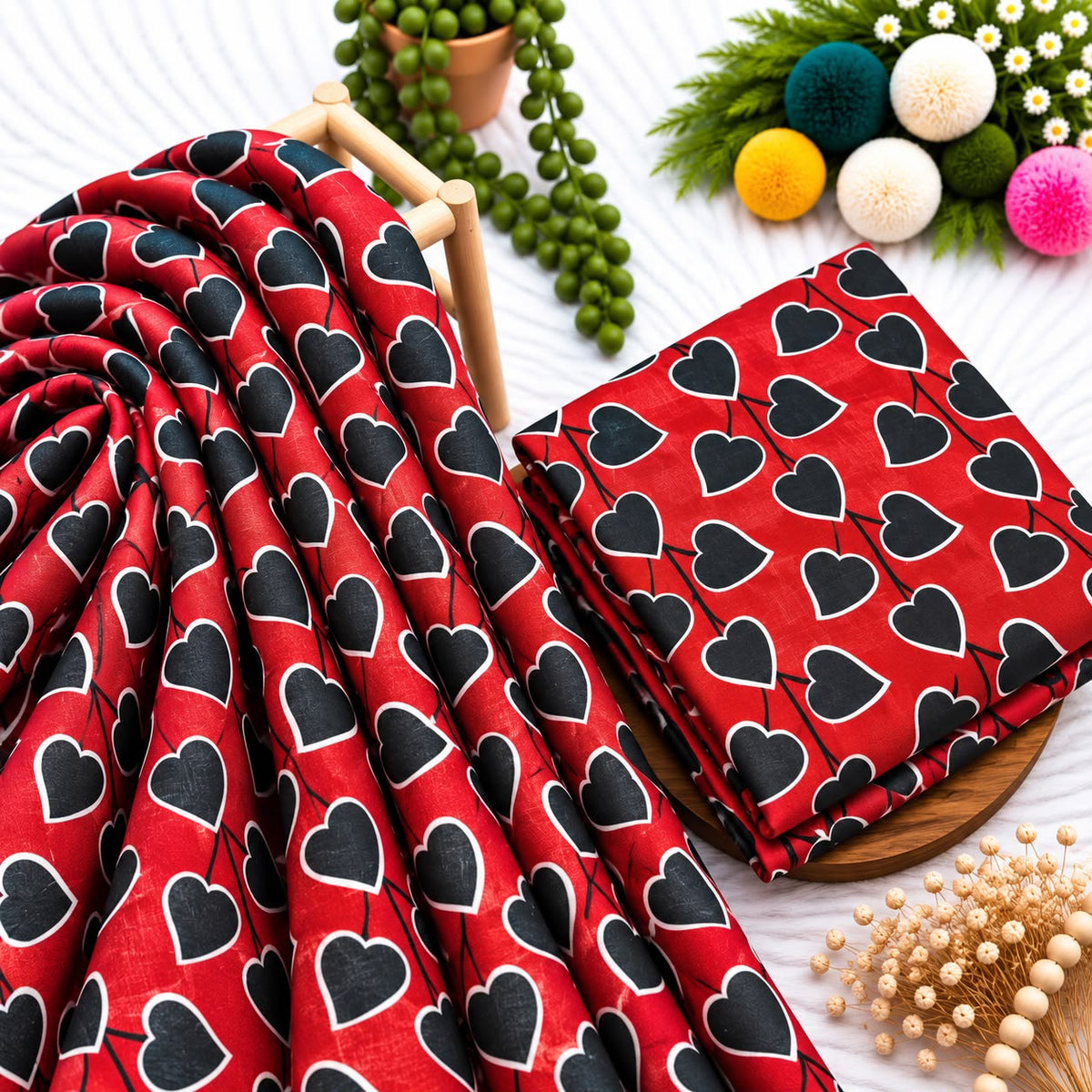 Unstitched Digital Printed Linen - 2PC