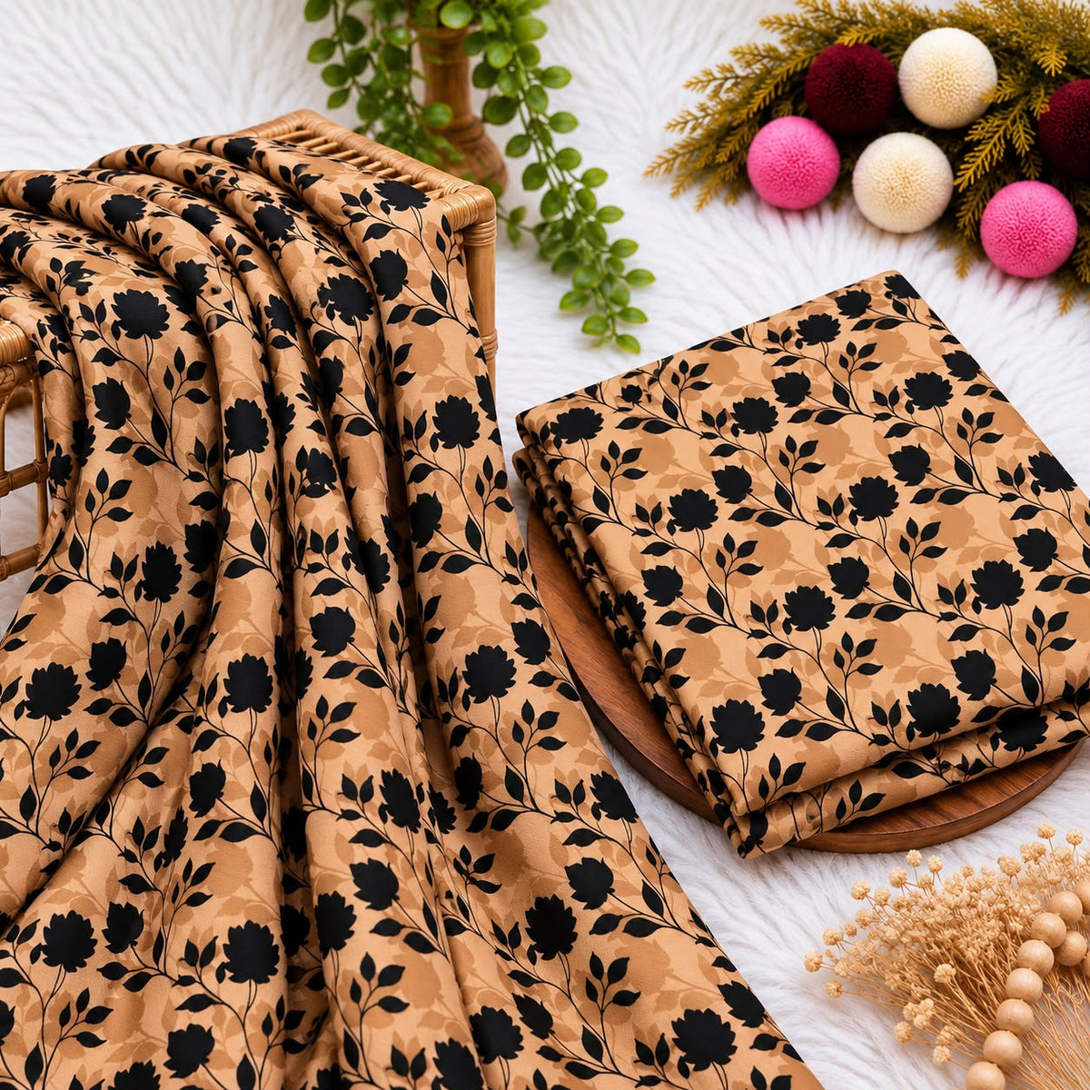 Unstitched Digital Printed Linen - 2PC