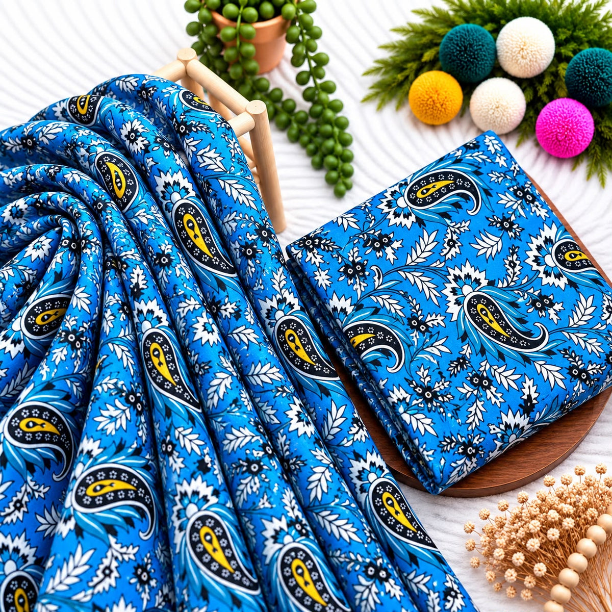 Unstitched Digital Printed Linen - 2PC