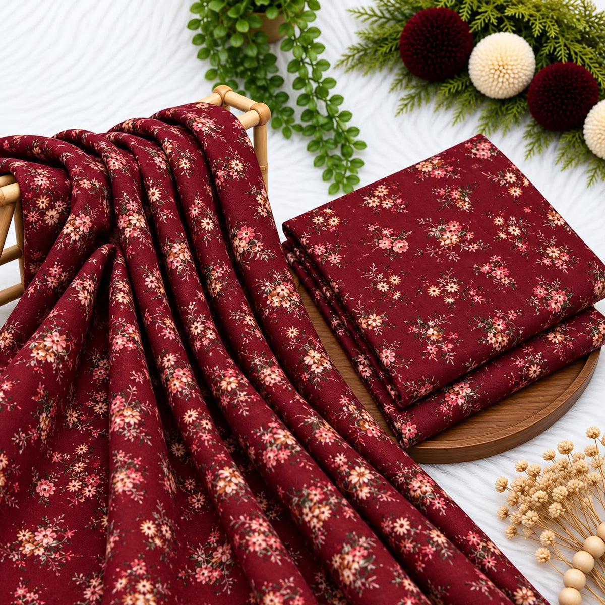 Unstitched Digital Printed Linen - 2PC