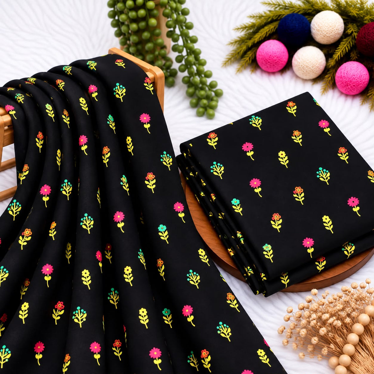 Unstitched Digital Printed Linen - 2PC