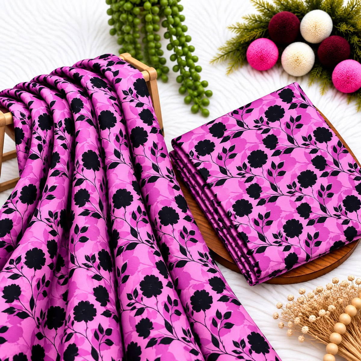Unstitched Digital Printed Linen - 2PC