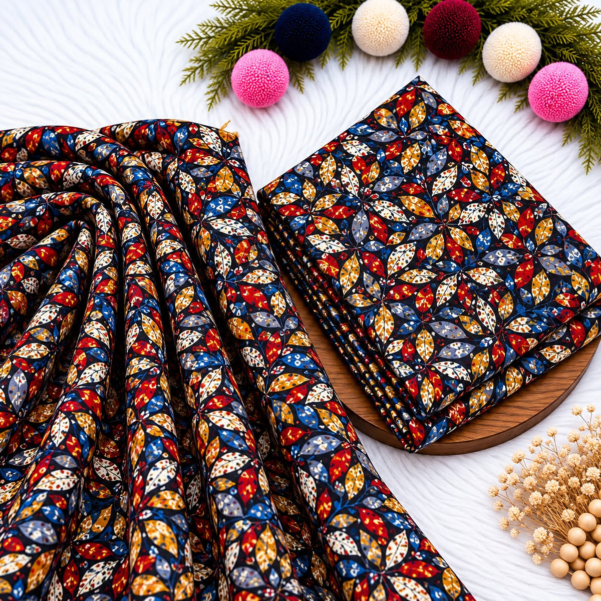 Unstitched Digital Printed Linen - 2PC