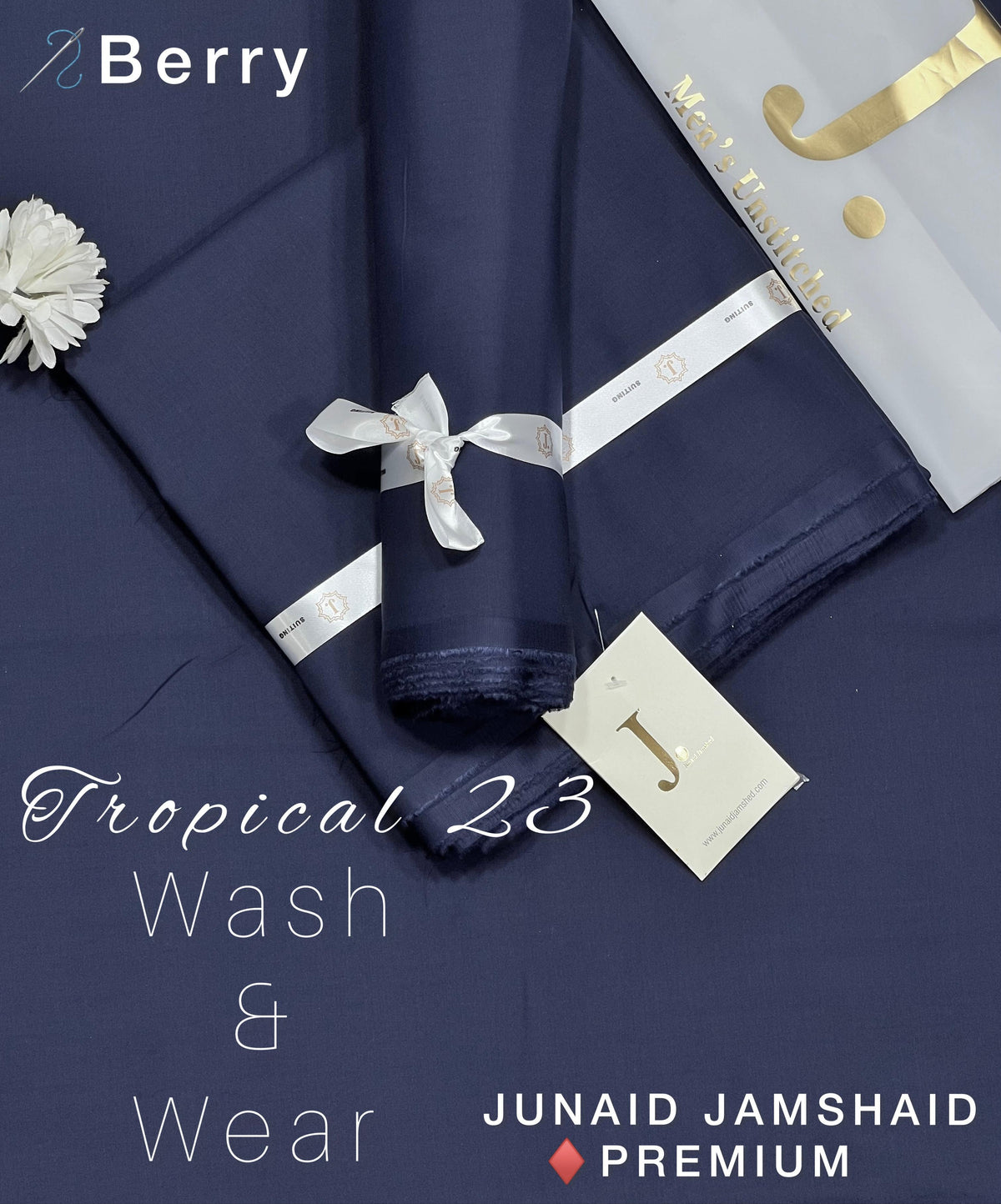 Junaid Jamshed Wash & Wear Men Unstitched Suit