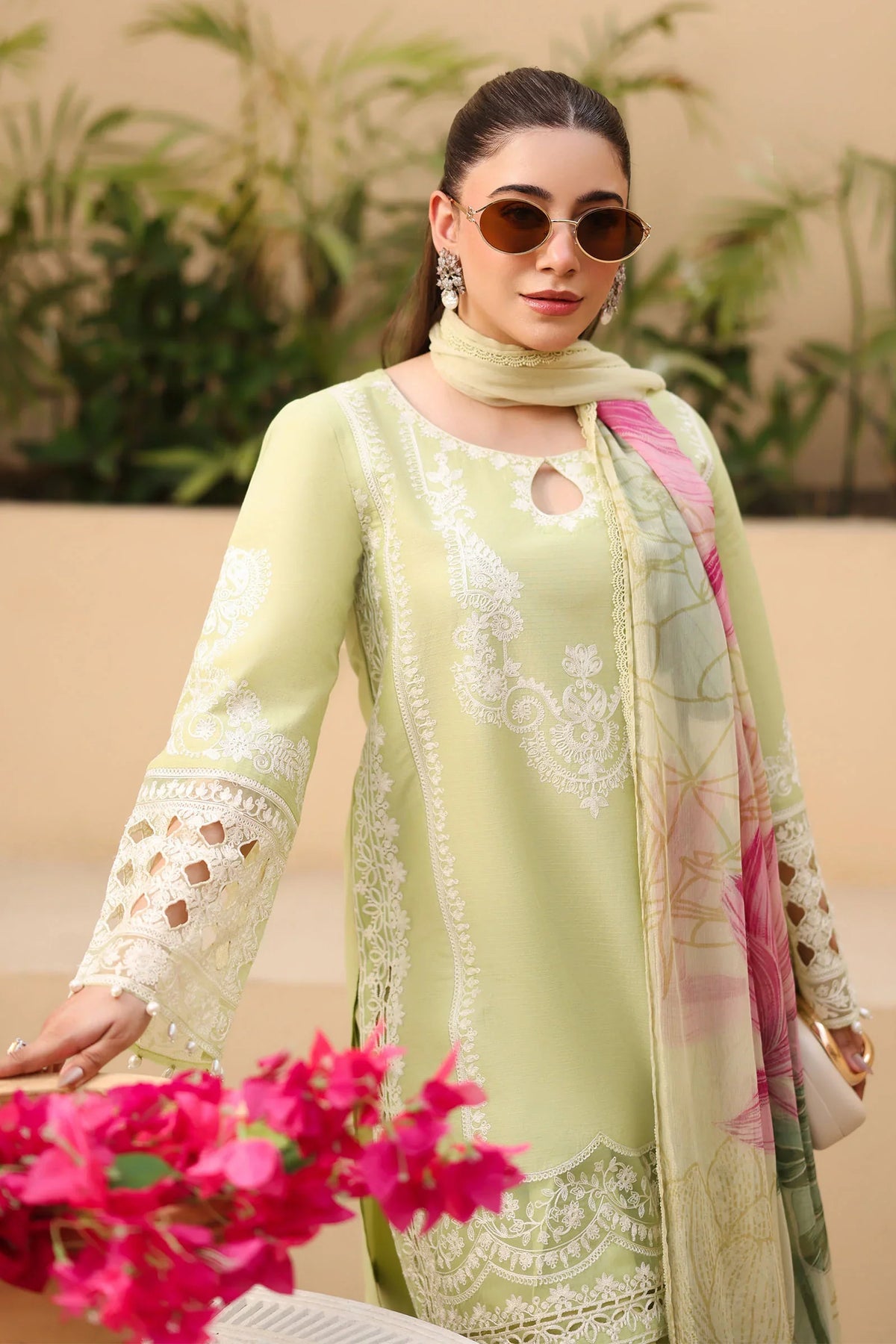 Maria.B - Unstitched Embroidered Dhanak – 3 PC
