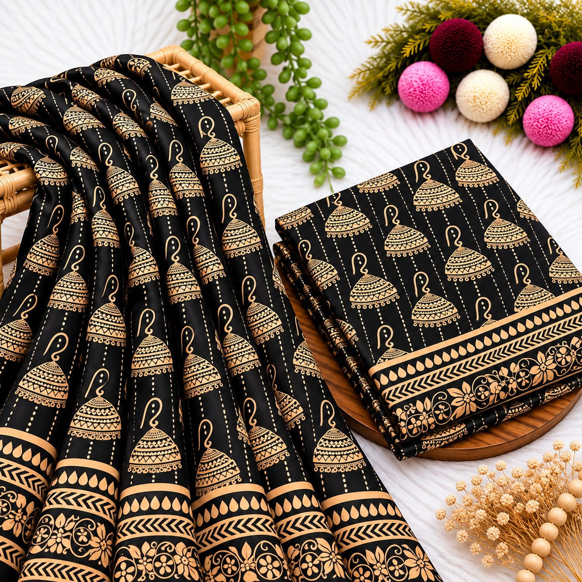 Unstitched Digital Printed Linen - 2PC