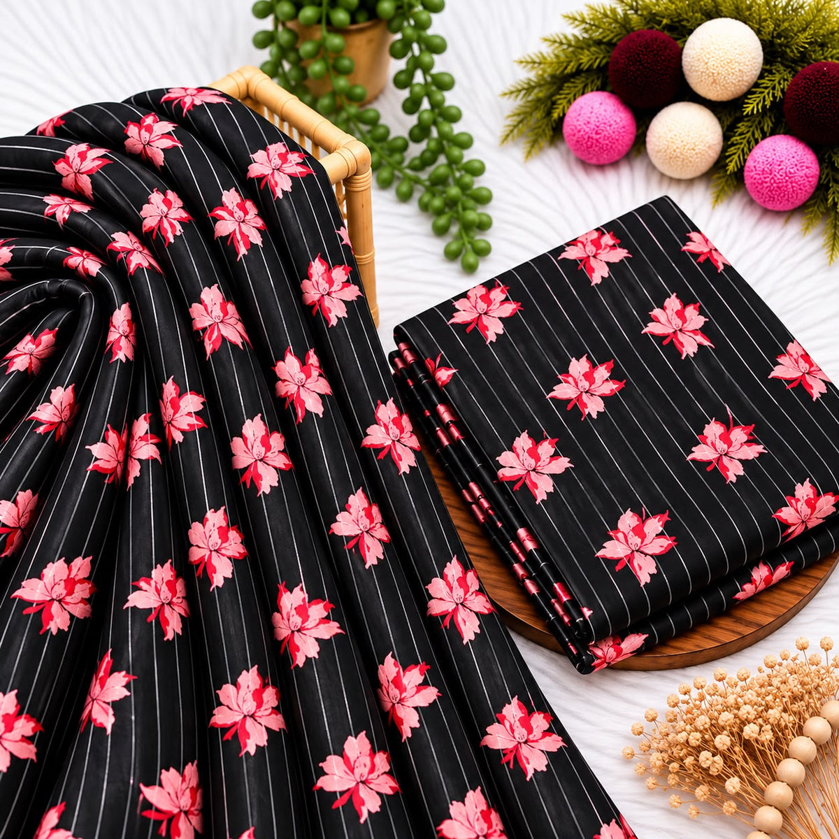 Unstitched Digital Printed Linen - 2PC