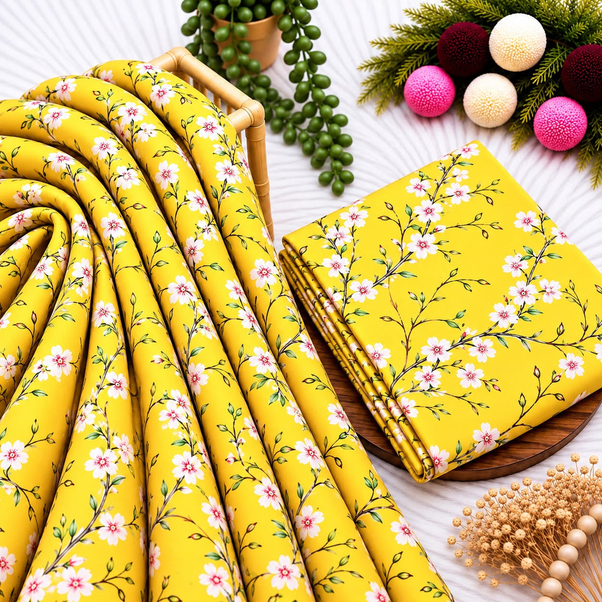 Unstitched Digital Printed Linen - 2PC