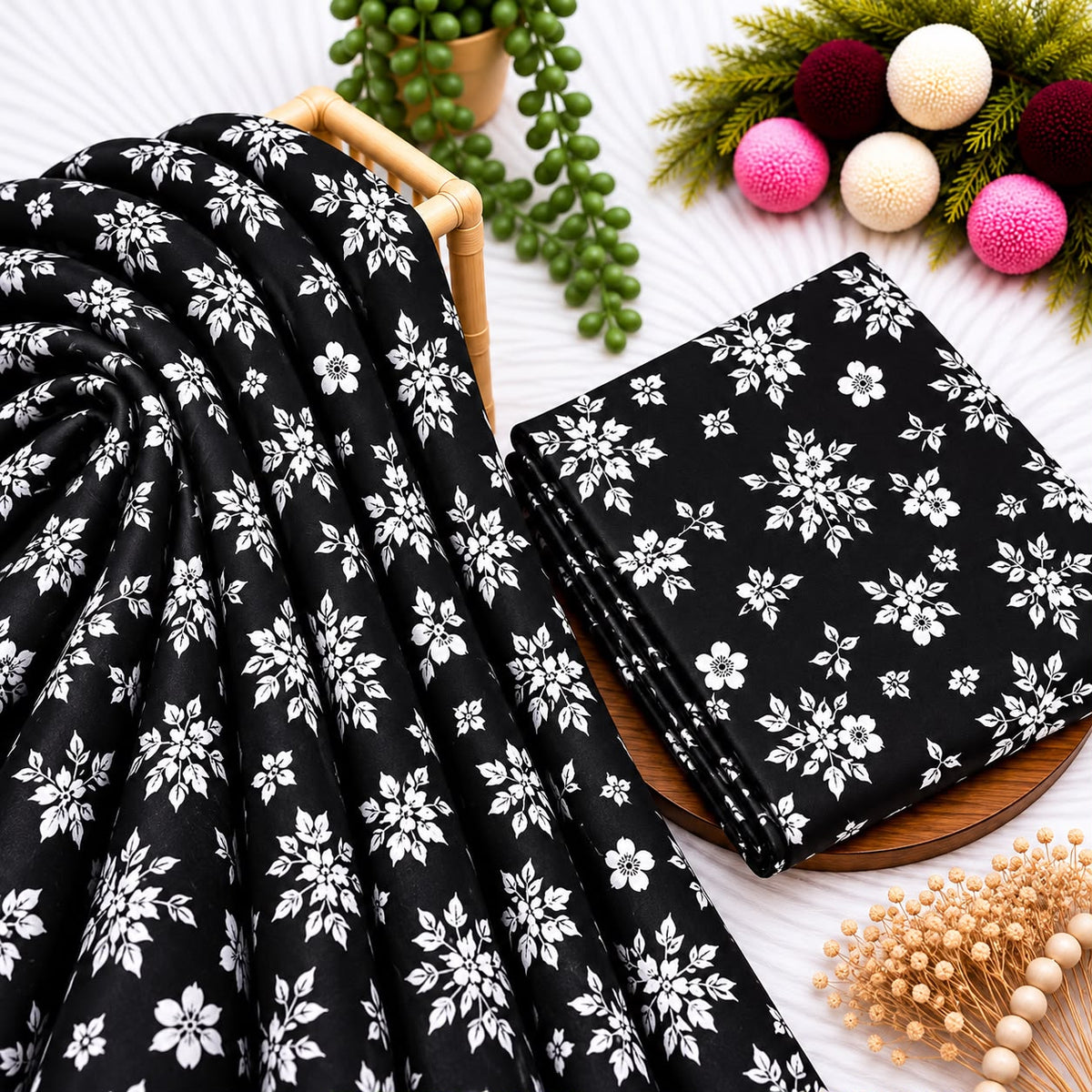Unstitched Digital Printed Linen - 2PC