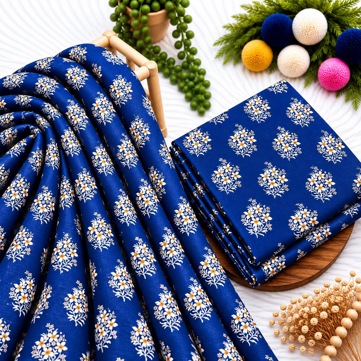 Unstitched Digital Printed Linen - 2PC