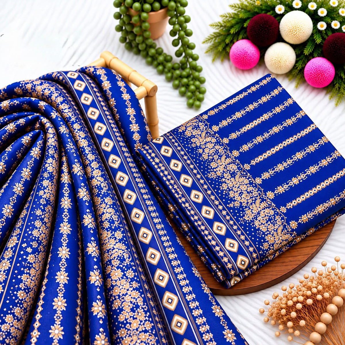 Unstitched Digital Printed Linen - 2PC