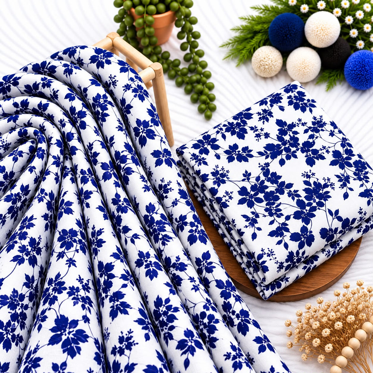 Unstitched Digital Printed Linen - 2PC