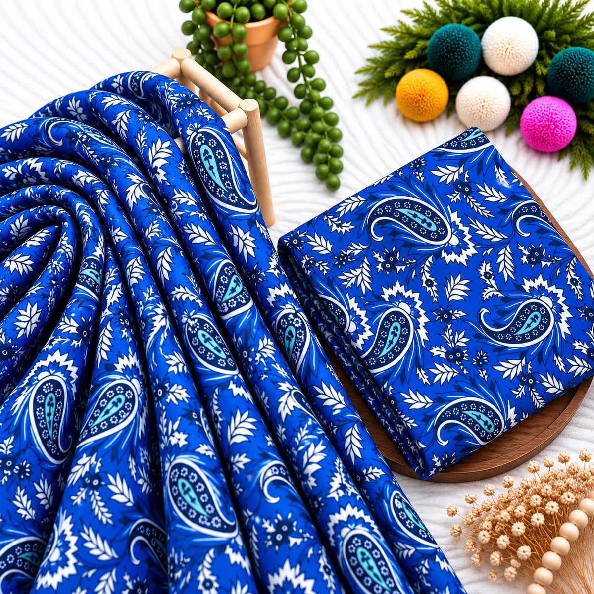 Unstitched Digital Printed Linen - 2PC