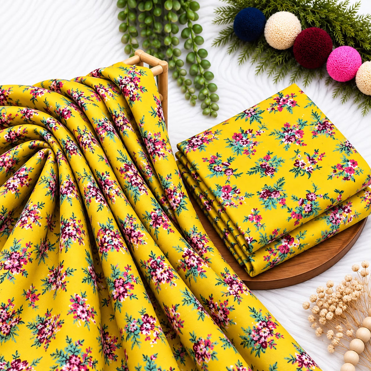 Unstitched Digital Printed Linen - 2PC