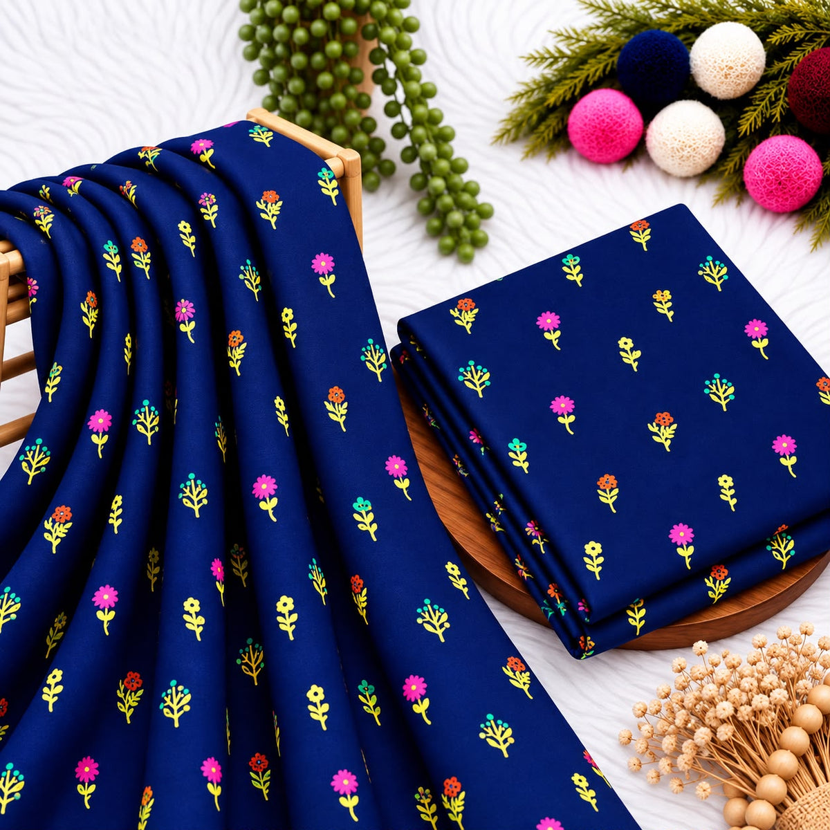 Unstitched Digital Printed Linen - 2PC