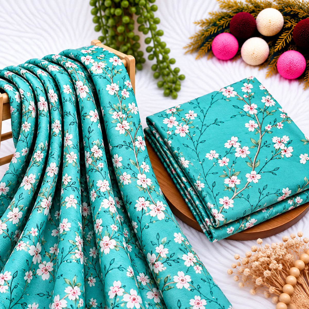 Unstitched Digital Printed Linen - 2PC