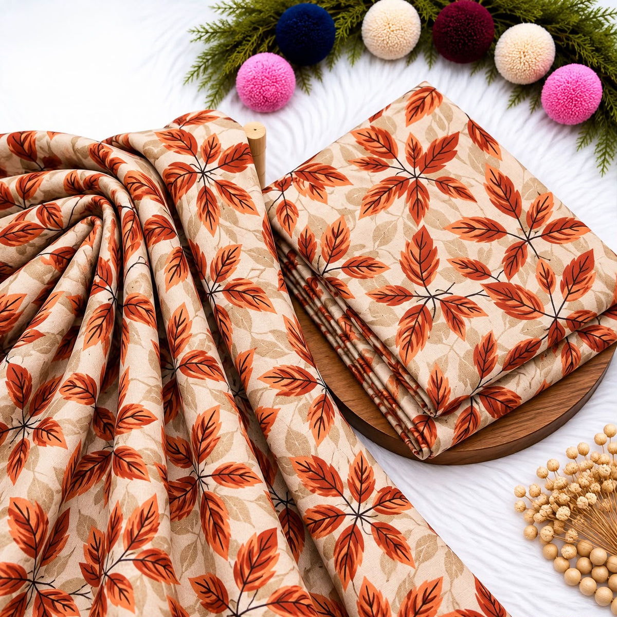 Unstitched Digital Printed Linen - 2PC