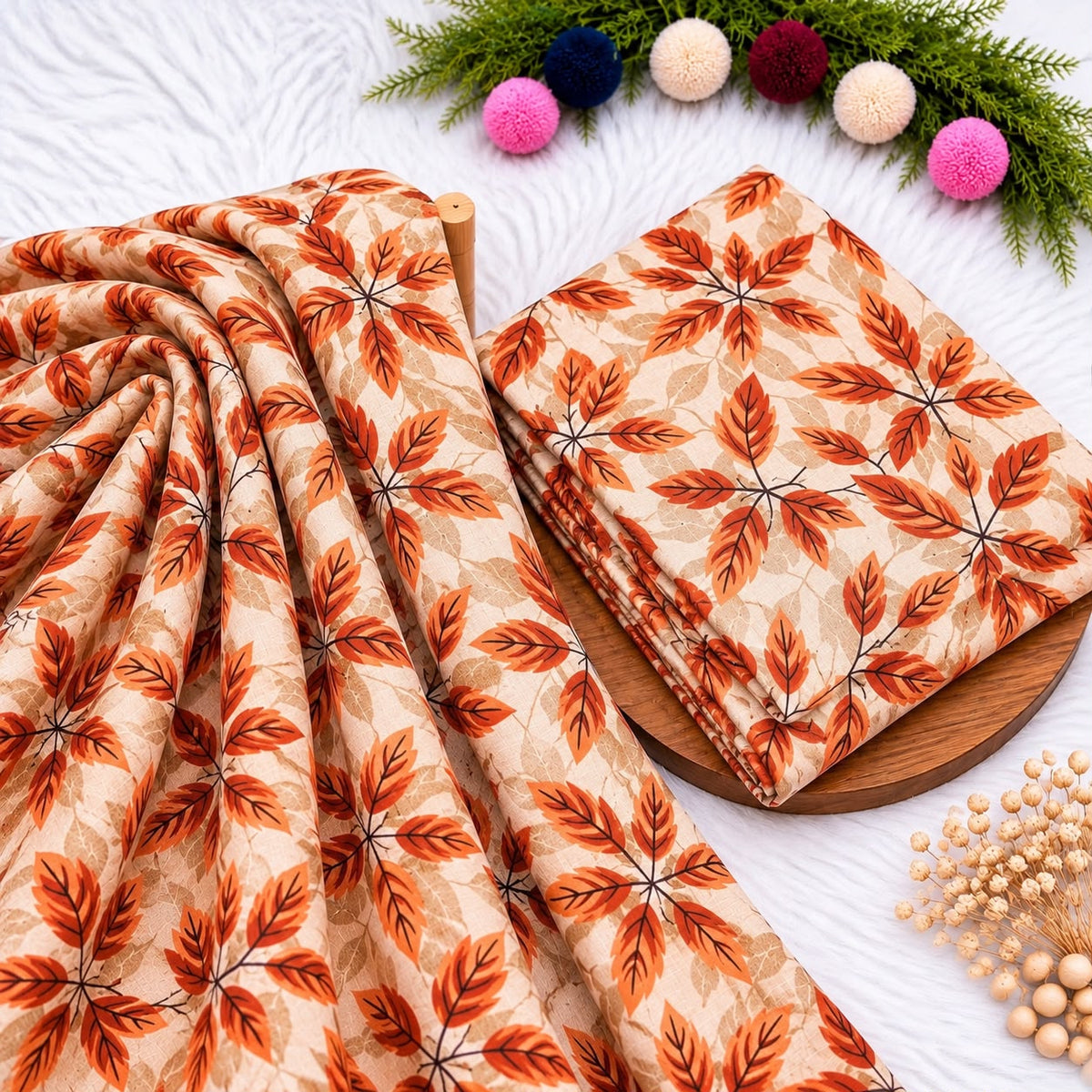 Unstitched Digital Printed Linen - 2PC