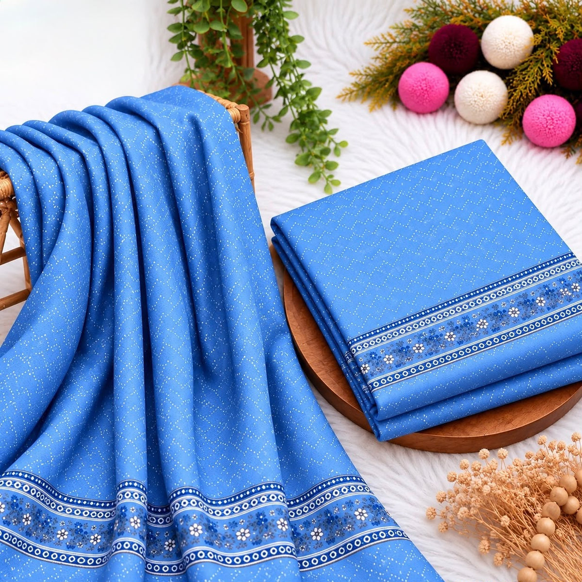 Unstitched Digital Printed Linen - 2PC