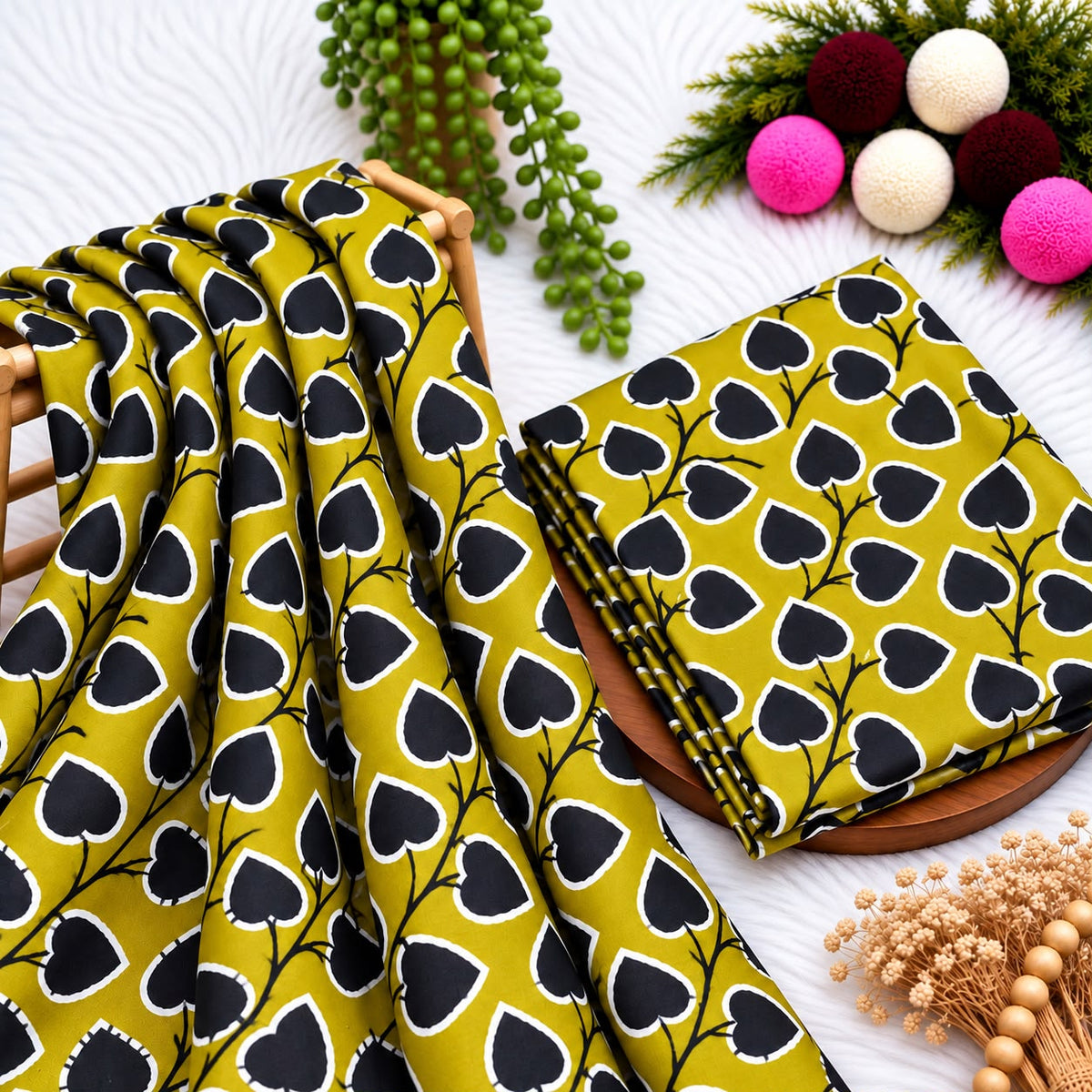 Unstitched Digital Printed Linen - 2PC