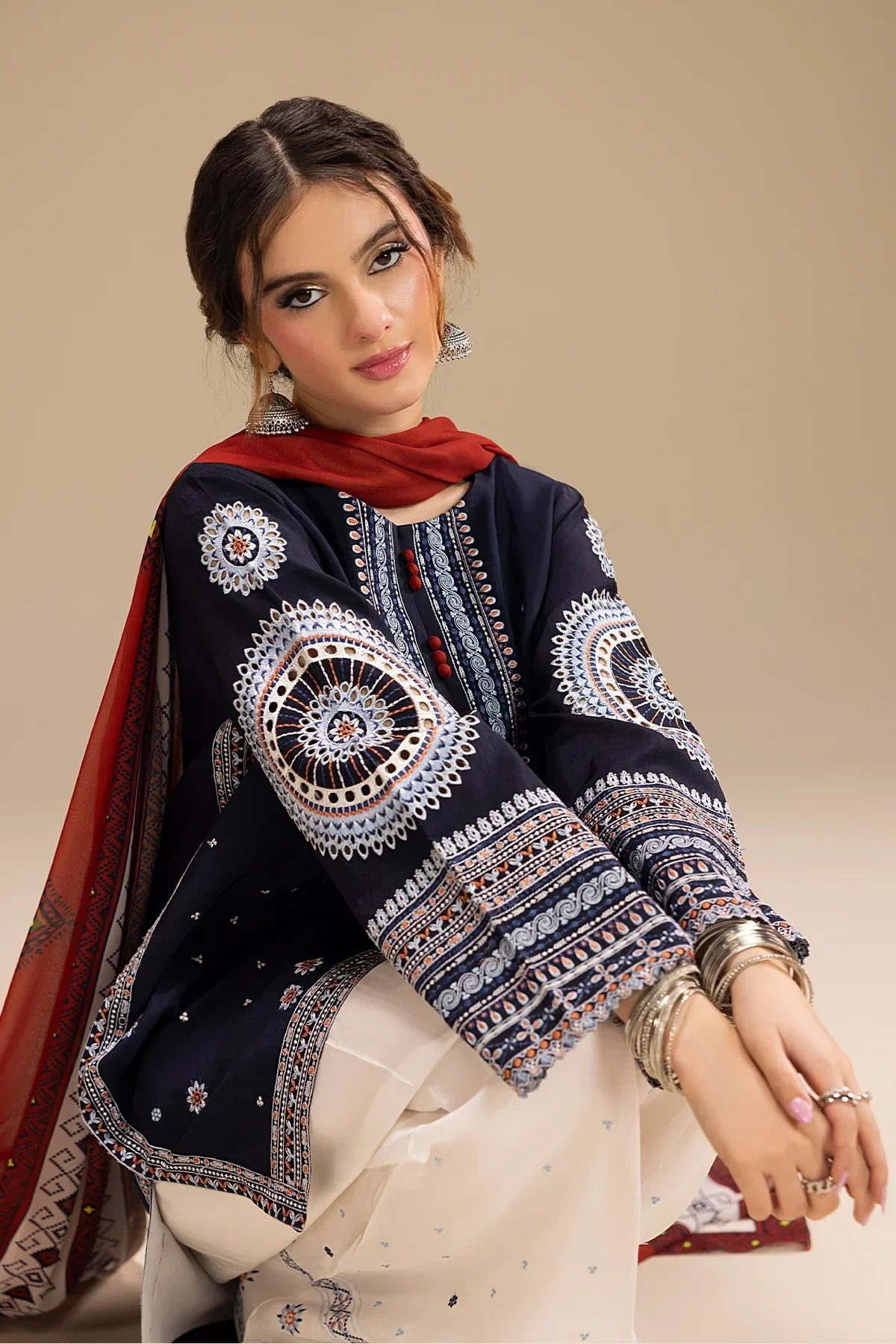 Unstitched Embroidered Lawn 3 - PC