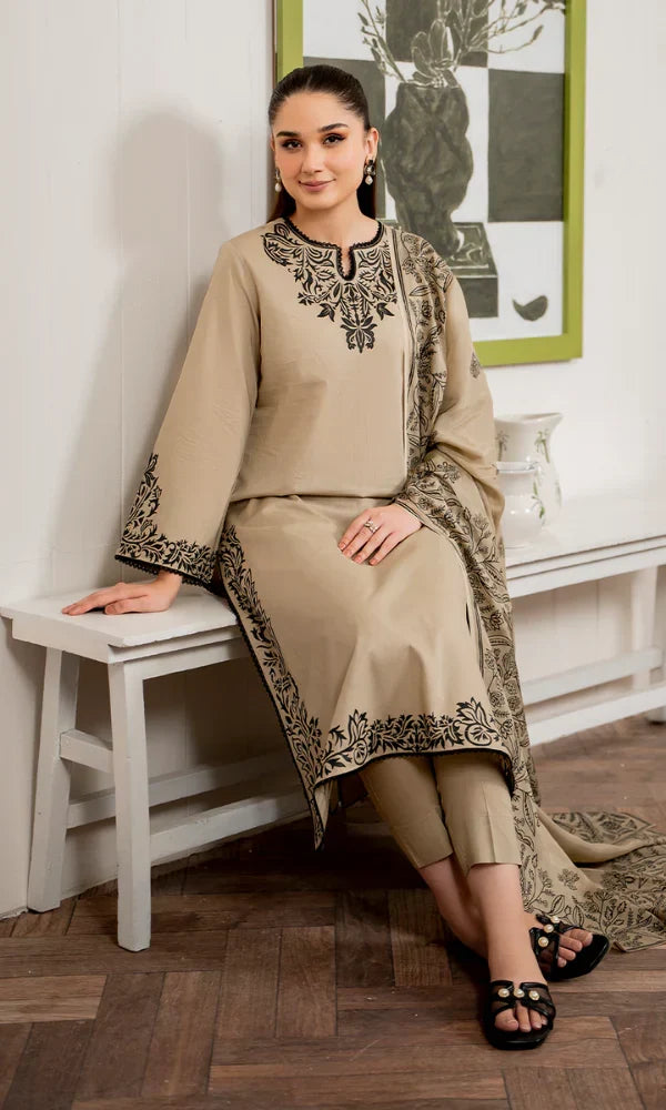 Unstitched Embroidered Lawn 3 - PC