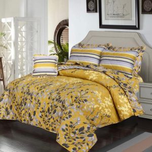 Cotton Salonica Comforter Set King Size 7 Pieces