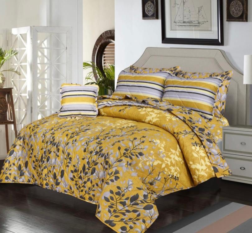 Cotton Salonica Comforter Set King Size 7 Pieces
