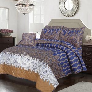 Cotton Salonica Comforter Set King Size 7 Pieces