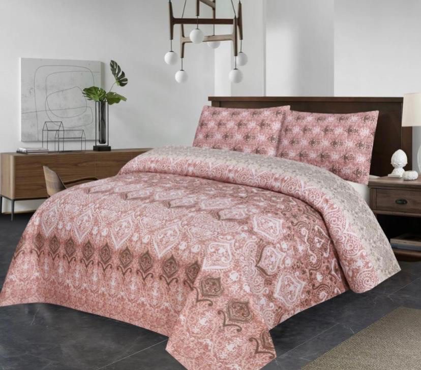 Cotton Salonica Comforter Set King Size 7 Pieces