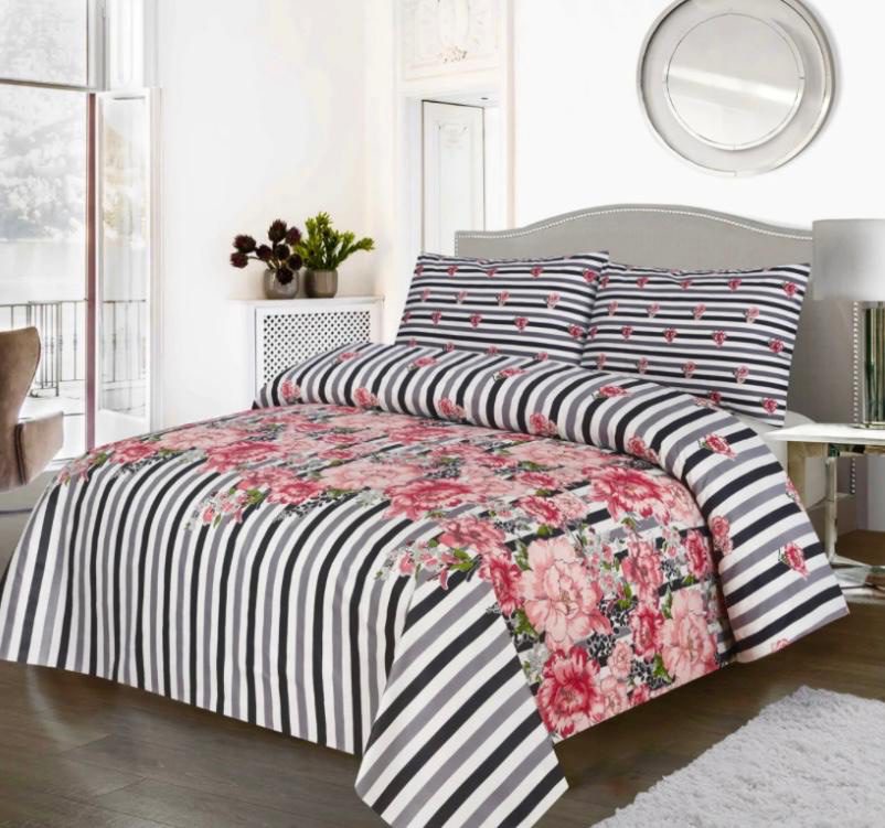 Cotton Salonica Comforter Set King Size 7 Pieces