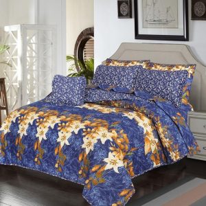Cotton Salonica Comforter Set King Size 7 Pieces