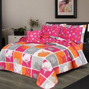 Cotton Salonica Comforter Set King Size 7 Pieces