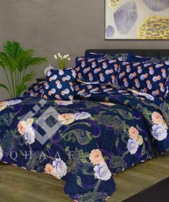 Cotton Salonica Comforter Set King Size 7 Pieces