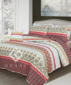 Cotton Salonica Comforter Set King Size 7 Pieces