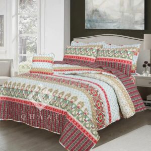Cotton Salonica Comforter Set King Size 7 Pieces