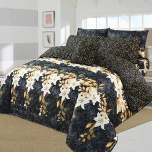 Cotton Salonica Comforter Set King Size 7 Pieces