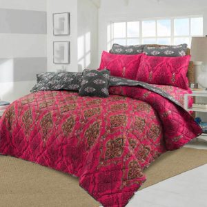 Cotton Salonica Comforter Set King Size 7 Pieces