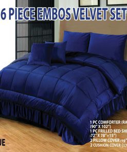 Emboss Velvet Bedsheet