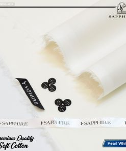 sapphire soft cotton pearl white