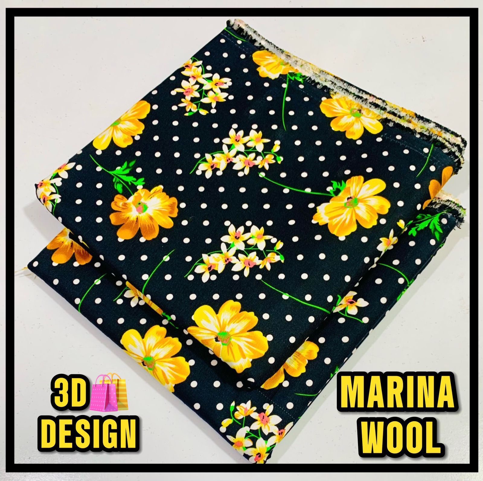 All Over Digital Printed Marina Wool-2PC