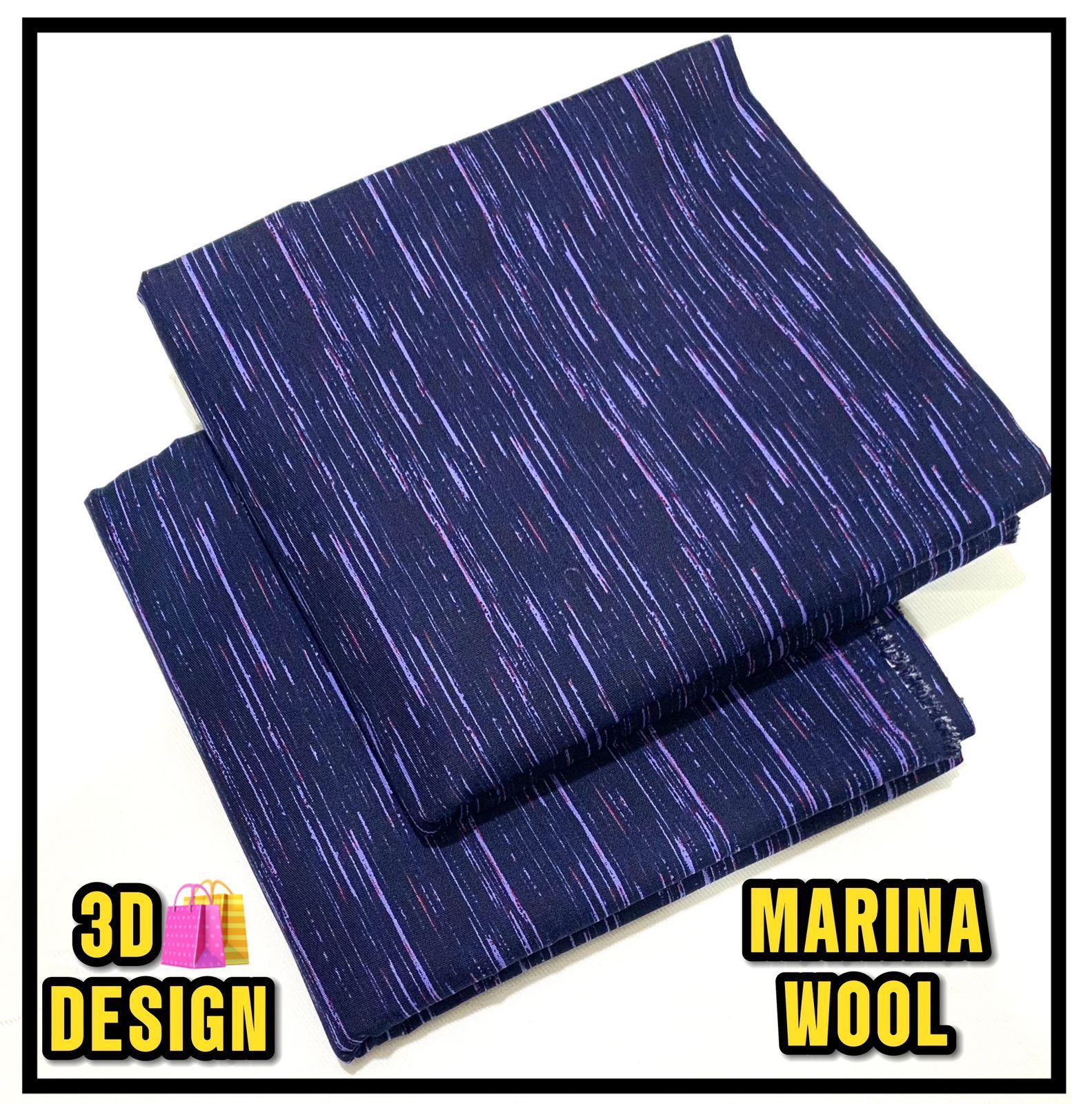 All Over Digital Printed Marina Wool-2PC