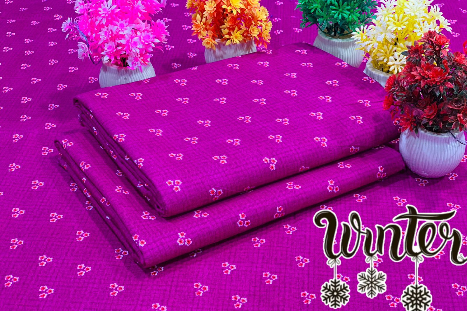 All Over Digital Printed Marina Wool-2PC