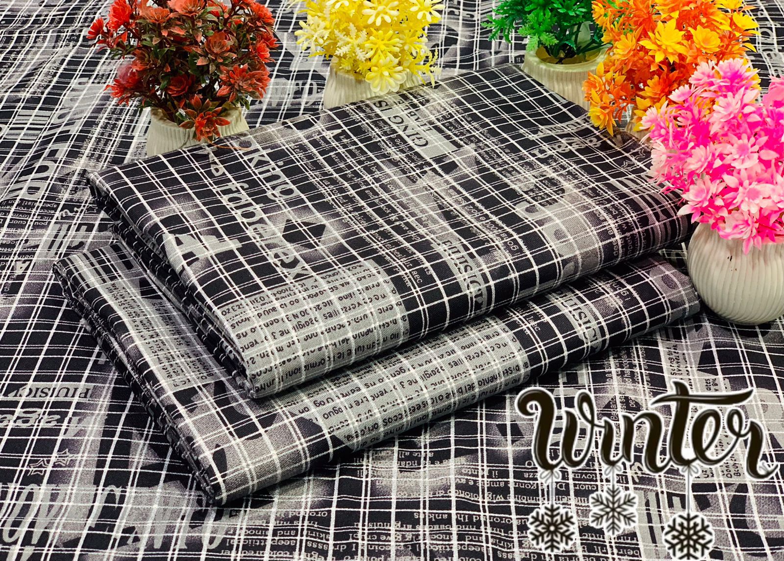 All Over Digital Printed Marina Wool-2PC