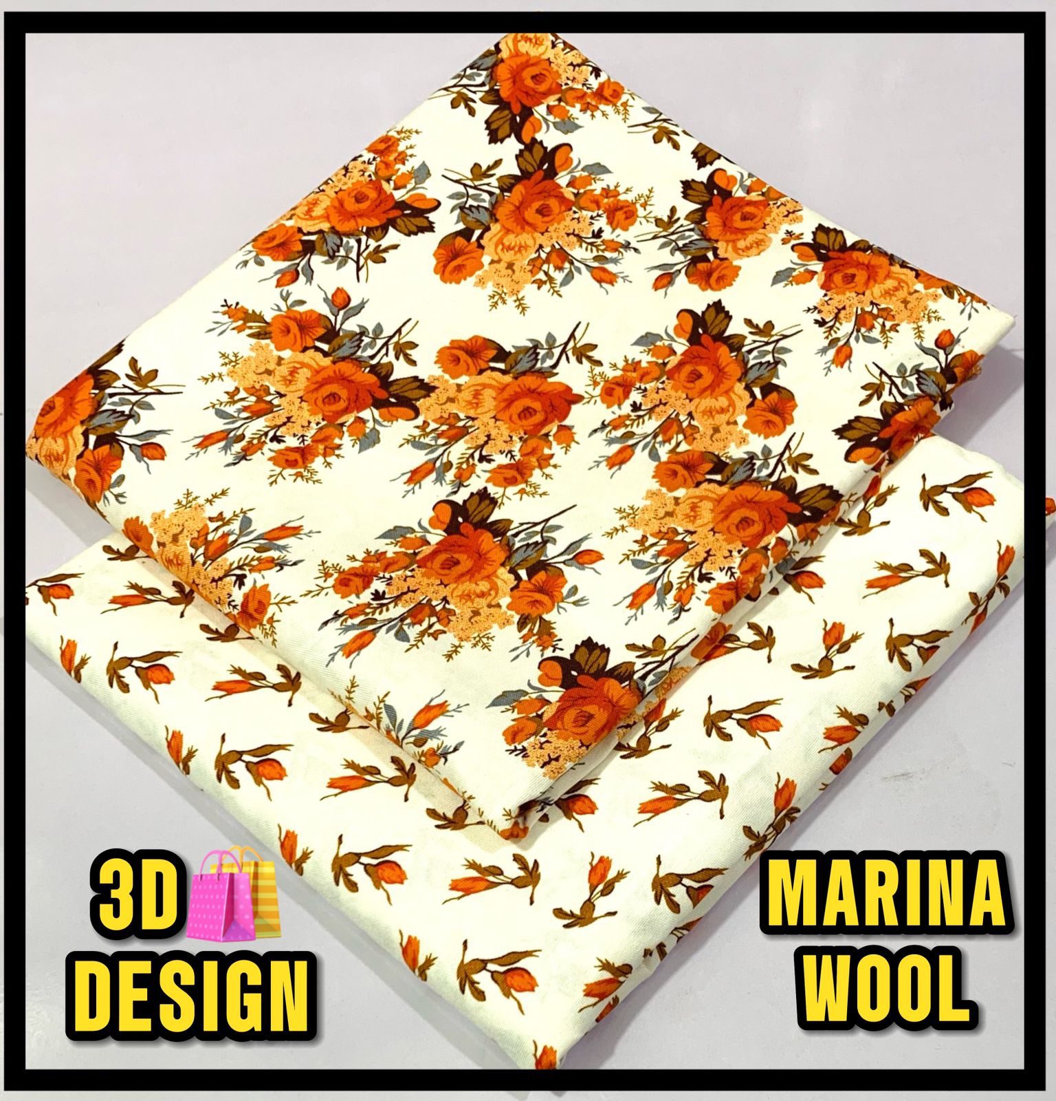 All Over Digital Printed Marina Wool-2PC