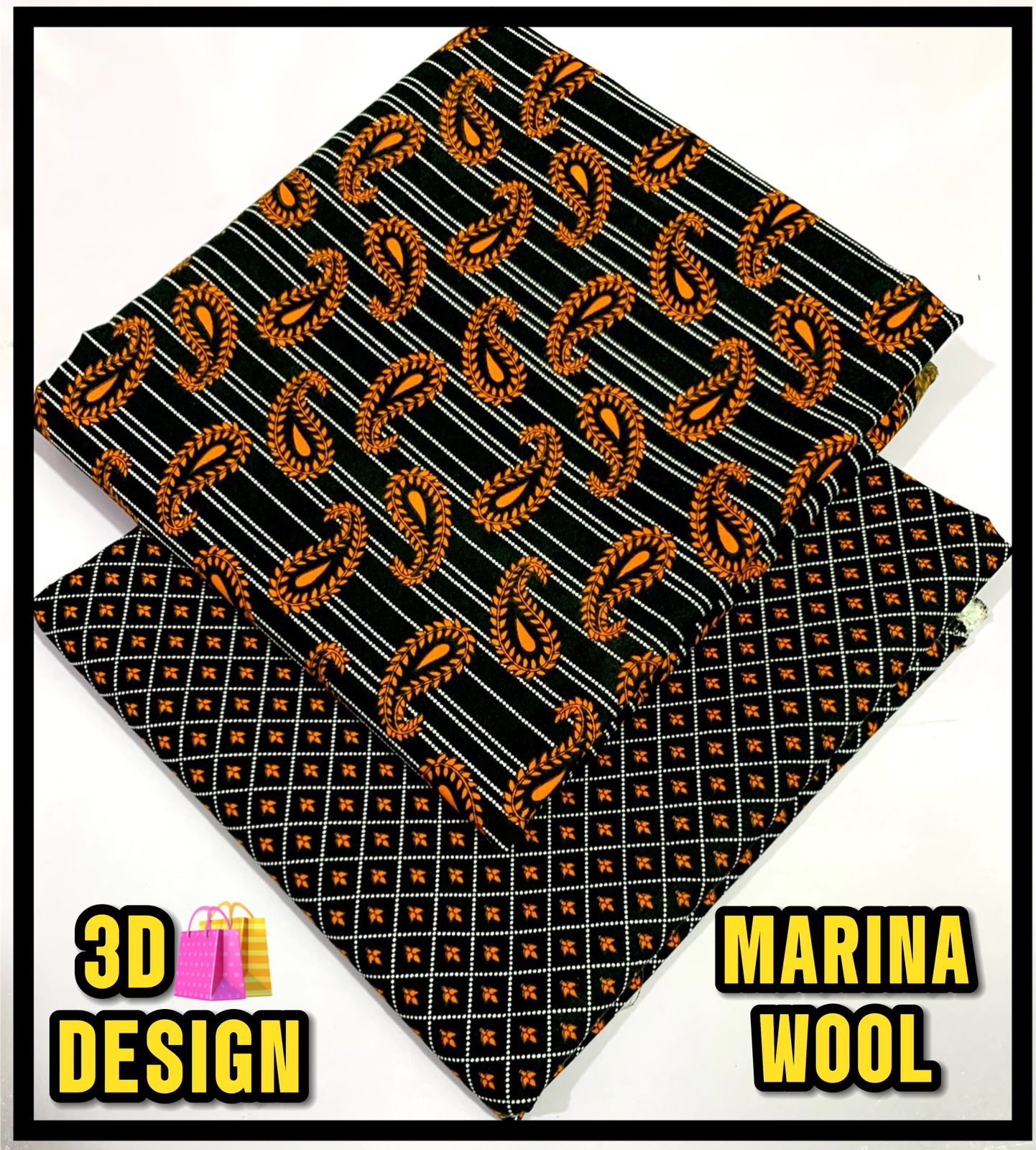 All Over Digital Printed Marina Wool-2PC