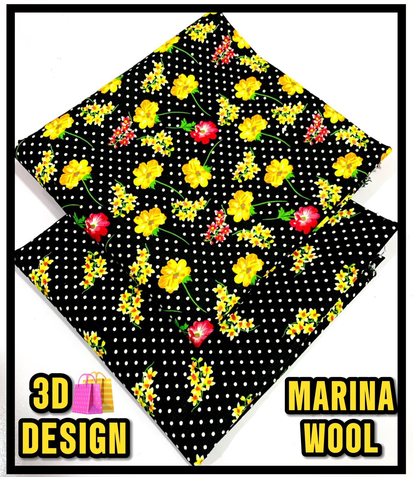 All Over Digital Printed Marina Wool-2PC